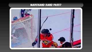 Marchand “hand pass” - Tough Call Review
