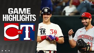 Reds vs. Rangers Game Highlights (4\/26\/24) | MLB Highlights