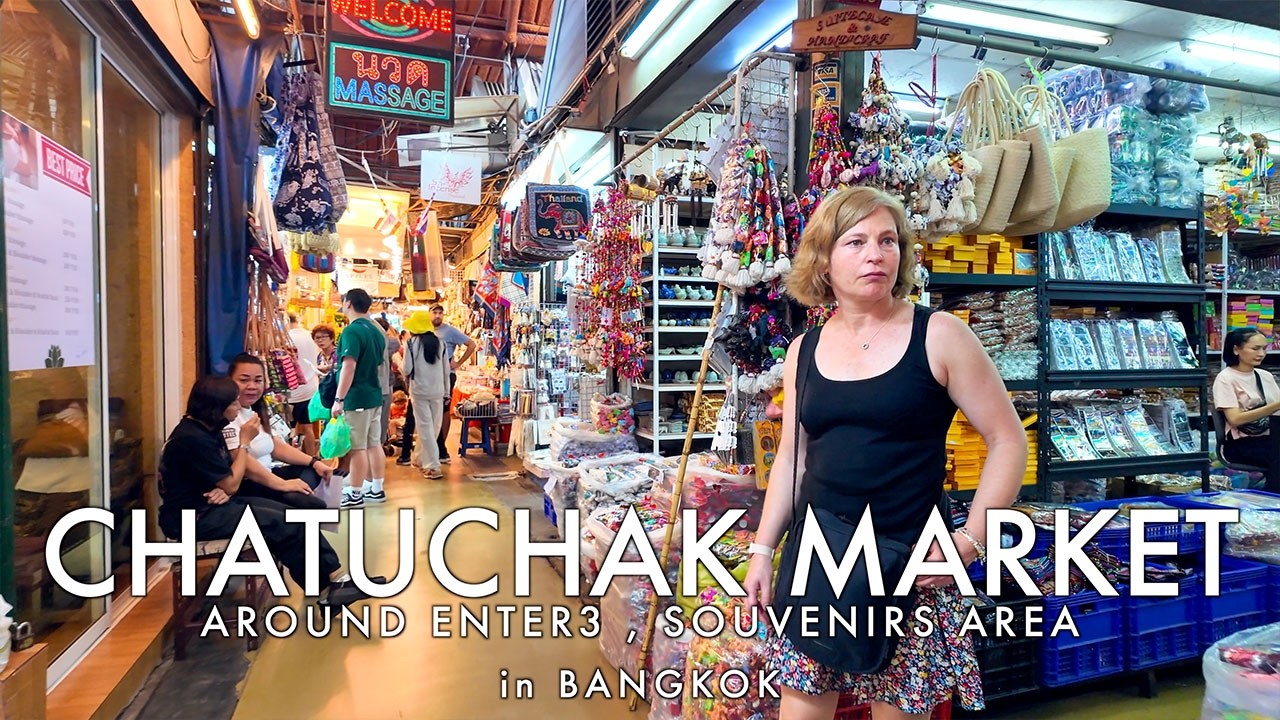 Chatuchak Weekend Market / Souveninrs area - around Enter3 / August 2025
