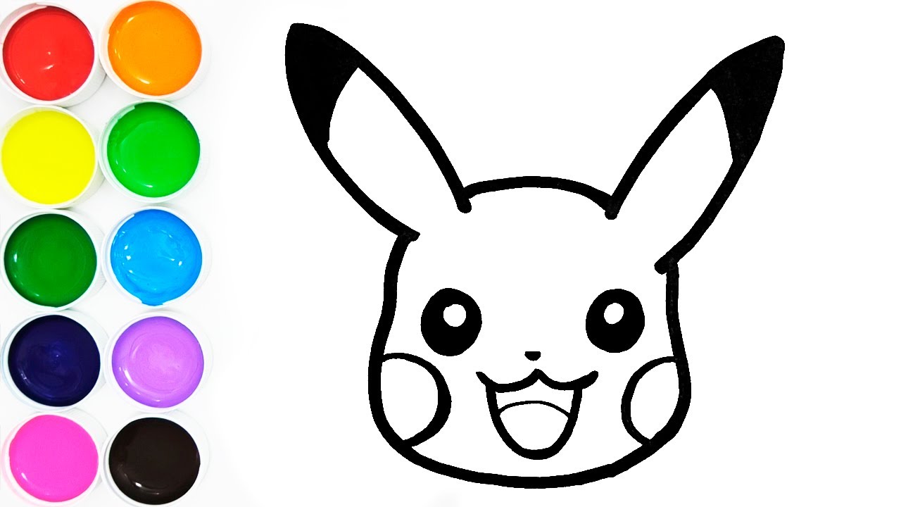 Como Dibujar y Colorear a Pikachu de Pokemon - Dibujos Faciles Para Niños -  Learn Colors FunKeep Art - thptnganamst.edu.vn