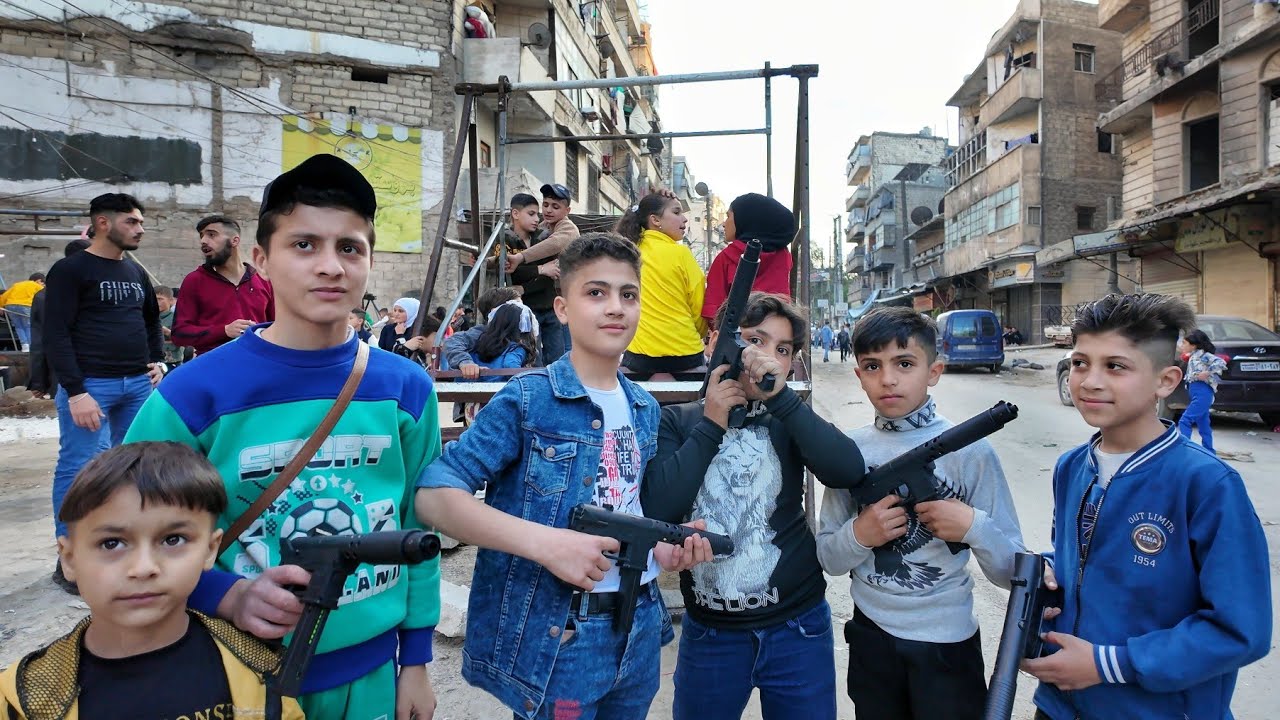 Aleppo, Eid Al-Fitr in Sukkary, Walking Tour| حلب, السكري