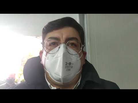 Inaugurazione tensostruttura Covid-19 al "Dono Svizzero", intervista al sindaco Taddeo