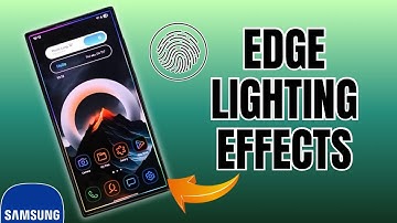 Enable Edge Lighting Effects When Unlock With Fingerprint One UI | Tech in Hand