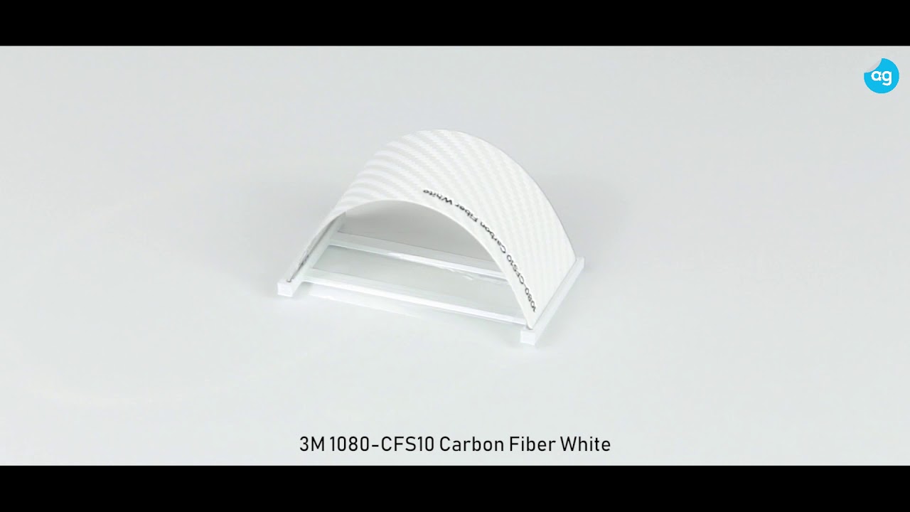3M 1080-CFS10 Carbon Fiber White