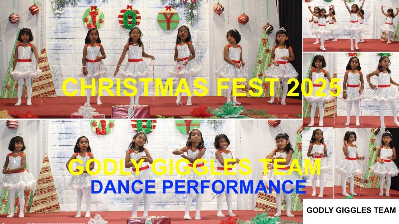 Romba Romba Santhosham - Dance by Godly Giggles | Christmas Fest 2025 | Atlanta Tamil Church | 4K