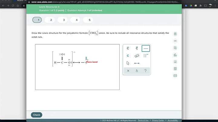 Chem3AF21 Ch6 ALEKS Lewis Structures 3