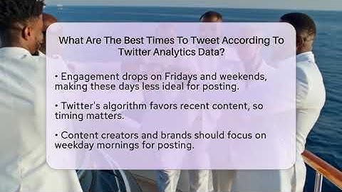 What Are The Best Times To Tweet According To Twitter Analytics Data? - Everyday-Networking