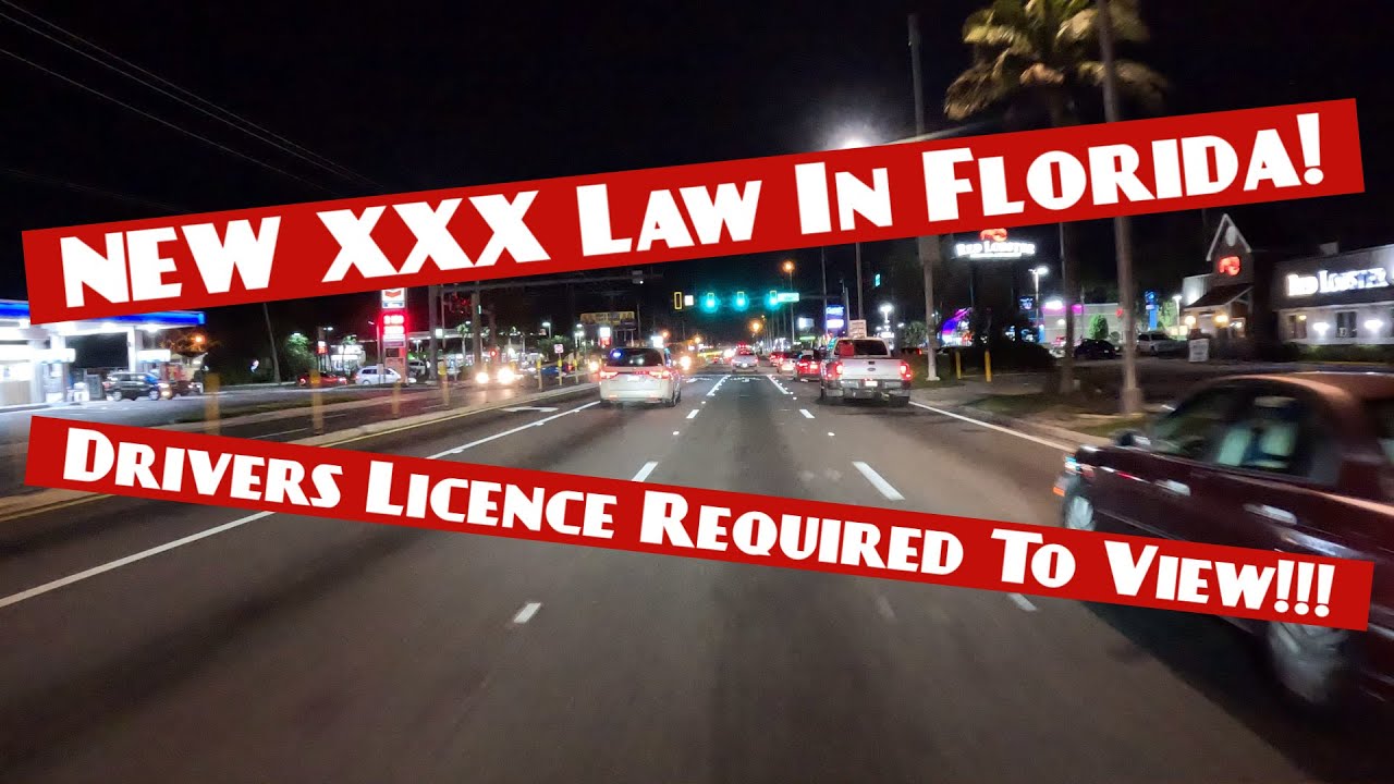 Florida's New CORN LAW! XXX Requires Photo Identification Now! Meanwhile, Human Trafficking Rampant