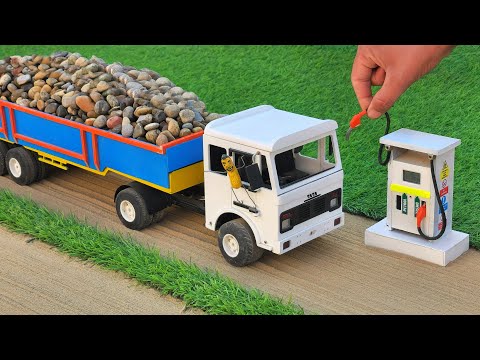 Diy Mini Truck Loading Stone From Crusher Machine Science Project MiniCreative1