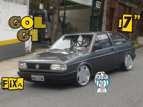 Gol quadrado rebaixado com rodas orbital aro 17