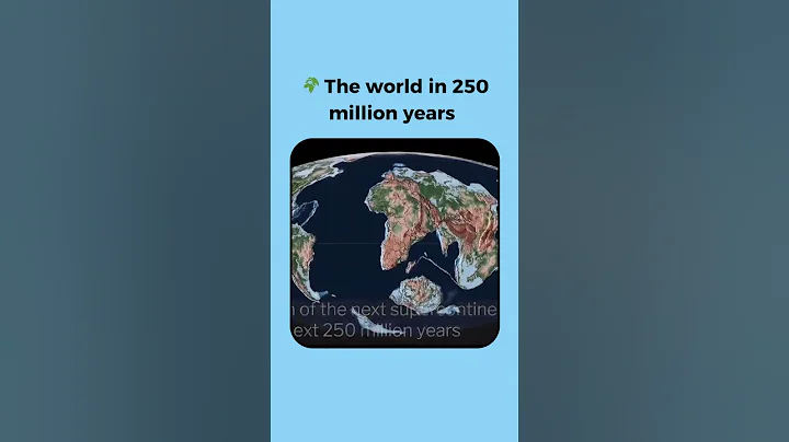 🗺️ The formation of the next supercontinent: #Pangaea Proxima #future #continent #earth #geography