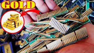 Today goldfinger treasure hunters from old electronic junk circuit boards | Archimedes Channel |