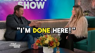"Blake Shelton STORMS OFF Kelly Clarkson Show After SHOCKING Argument On-Air!"