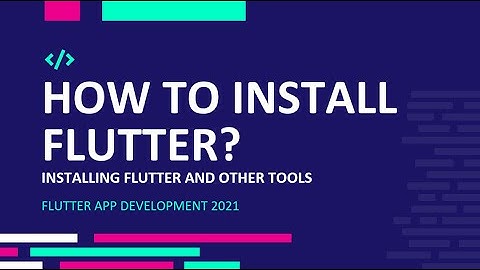 [HINDI] | How to install flutter | Set up flutter in Android Studio | Flutter App Development Course