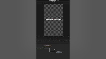 CREATE light passing TEXT effect. #davinciresolve #shorts