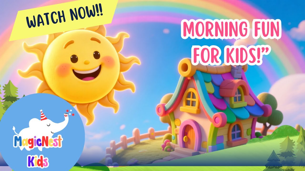 Morning Routine Sunshine Morning Sunshine Song ☀️ | Happy Kids Wake Up Song | Fun Morning ...