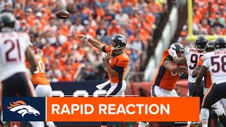 Rapid reaction & highlights from the Broncos' home opener vs. the Bears