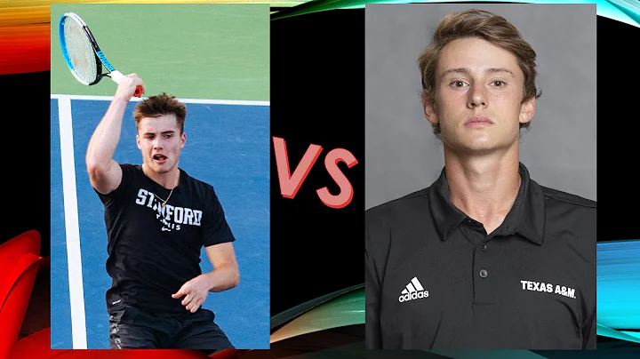 Stanford Men's Tennis  Arthur Fery at 2022 ITA National Indoor Championship