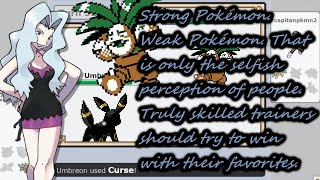 Hey I'm just listening to the best Elite four Karen - Pokemon 2nd Gen