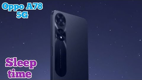 How To Change Sleep Time In Oppo A78 5G, How To Change Lock Screen Time In Oppo A78 5G,