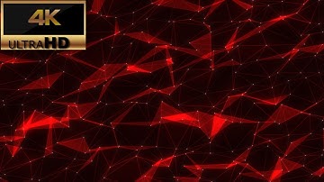 🔥 Red Energy Polygon Motion Background | 4K Abstract VFX | Free Download