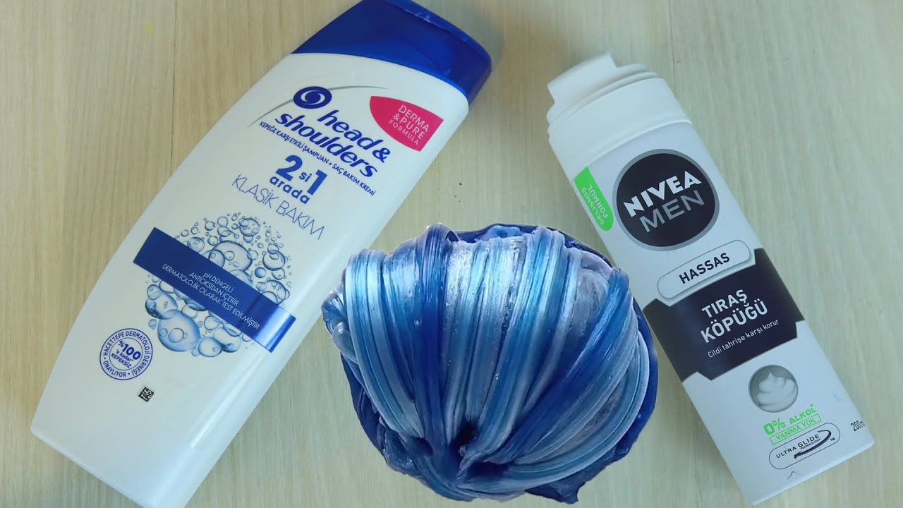 Shampoo und Salz schleim Wie man Schleim mit Seife Salz und Raisershaum  herstellt, ohne Kleber! - YouTube