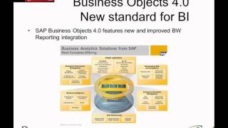 Webinar 2011 - Converting SAP BW Reporting to BusinessObjects 4 0 - Tom Wolniewicz