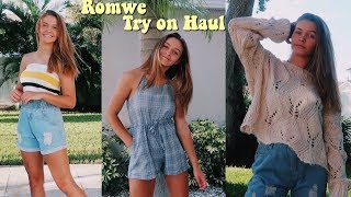 Huge Romwe Try-On Haul Emma Marie