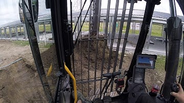 Cutting 0.2% Slope With iDig 2D Machine Guidance# Laser System