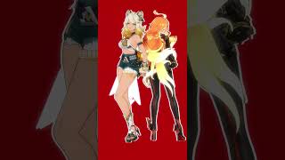 MAVUIKA X XILONEN TERMINAL RANGER【原神: Genshin Impact MMD／4K／60FPS】 #shorts #原神 #mavuika #xilonen