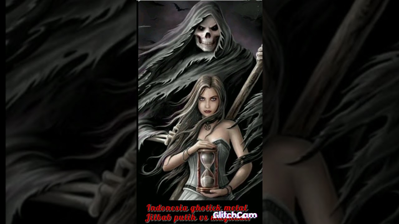 Indonesia ghotik metal🤘jilbab putih vs magadhir#underground#ghoticmetal