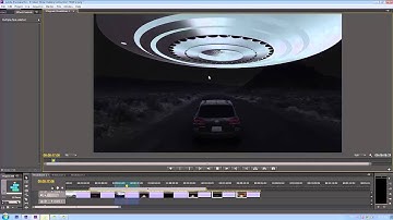 Making of Alien Abduction PSA, UFO tutorial, spot light, energy beam and removing strings