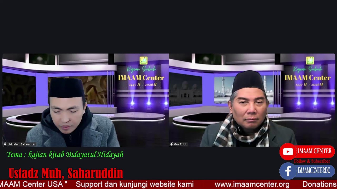 Kajian subuh Bersama Ustadz Muhammd  Saharuddin @ IMAAM Center Feb  27 2026