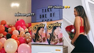 GETTING READY FOR MY BIRTHDAY!! *shopping, DIY cheeto bags, GIANT balloon pit*