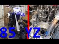 je refais un 85 yz a neuf ( ouverture du moteur )