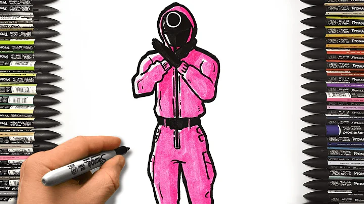 Drawing Squid Game - Game Guard #livedrawing #squidgame