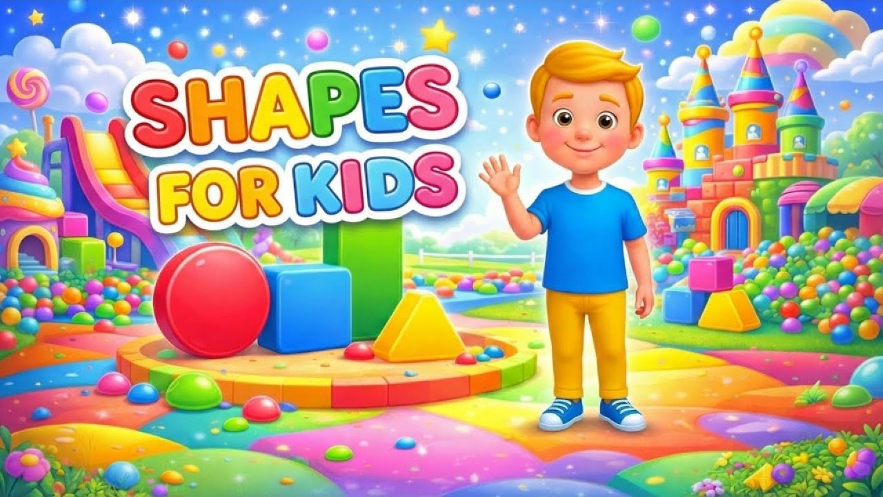 Learn Shapes for Kids 🌈 | Fun Shapes Learning Video | Preschool Education | Tiny Smart World