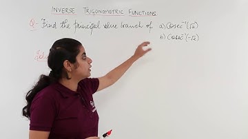 Class 12th – Numerical 5 on Principal value Branch | Trigonometric Function | Tutorials Point