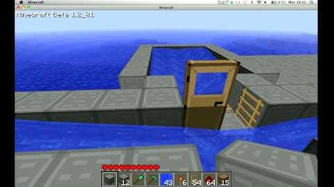 Minecraft - How to make a complete 7 segment display & Decoder(Part6)