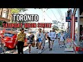 Toronto Saturday Queen Street Downtown September 2021 Canada