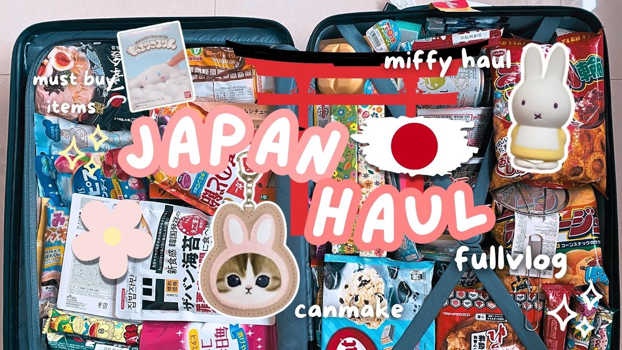 2025 KYOTO & OSAKA HAUL | Japan shopping haul 🇯🇵 *must* buy canmake, miffy, Don Quijote