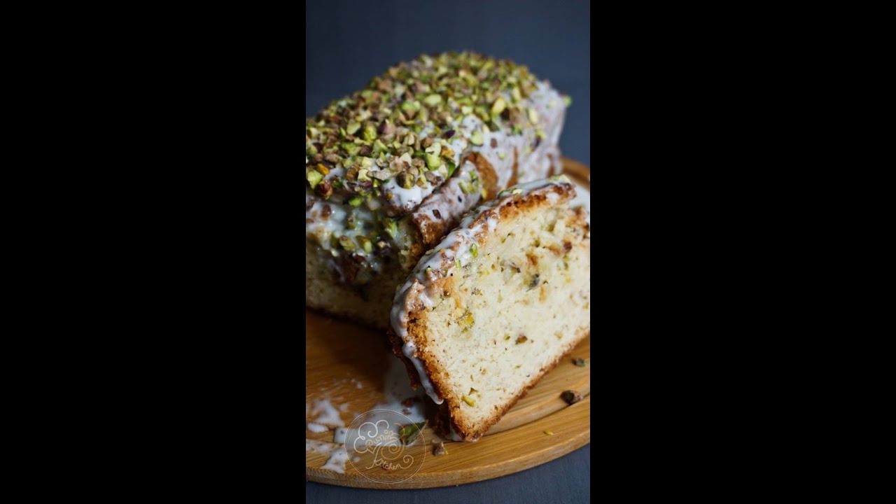 White chocolate pistachio tea cake YouTube