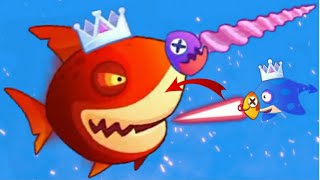 NOOB vs PRO vs PRO+PRO in fish io || fish io game || fish io gameplay || fish io playing game screenshot 1