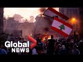 Beirut explosion: Protests continue following resignation of Lebanese government