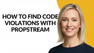 How to Find Code Violations with Propstream - Julia