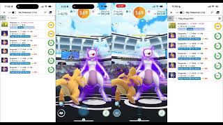 Psycho Cut/Focus Blast Shadow Mewtwo Duo Raid(Full Spec), Windy Weather, Neutral Damage Only