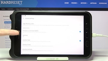 How to Enable Camera Mirror Effect on SAMSUNG Galaxy Tab Active2 - Disable Camera Mirror Effect