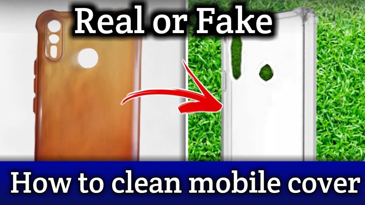 How to Clean Mobile Back Cover Cleaning Yellowness of Phone Cover
