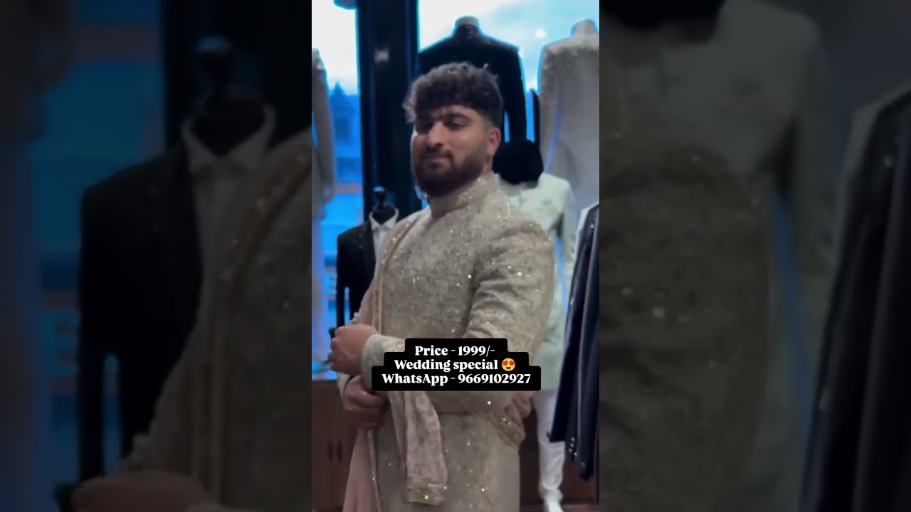 Elegant Designer Sherwani – Timeless Style for the Modern Man 