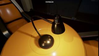 Desk lamp asset in Unreal Engine 4